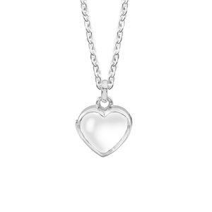 Sterling Silver Petite Heart Locket - Grieve Diamond Jeweller