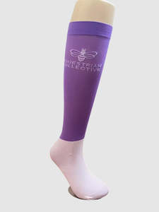 Equestrian Collective Ultra Thin Long Socks 2pk - Jewel