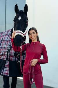 Horze Mia Women's Long Sleeve Training Shirt with Mesh Panels