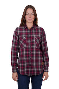 Rider: Dux-Bak Wellington Thermal Check 2-Pocket Long Sleeve Shirt