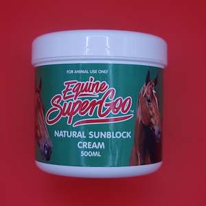 Sunblock: Equine Super Goo - Natural Equine Sunblock Cream