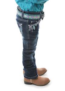 Pure Western: Pure Western Madison Slim Leg Jean - Girls