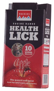 Rockies Apple Flavour Health Lick 2kg