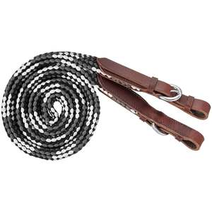 Horse: Tough1 7ft Flat Braided Trail Reins