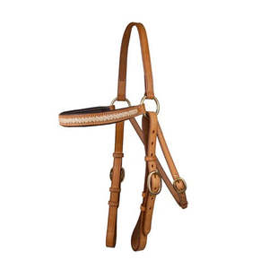Horse: Syd Hill Rawhide Browband Barcoo Bridle Head