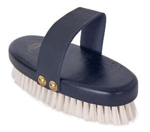 Horse: Cavallino Deluxe Body Brush With Goat Hair Bristles