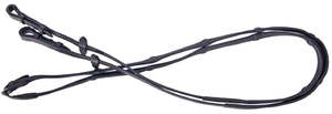 Platinum Softy Padded Leather Reins with Hook Studs