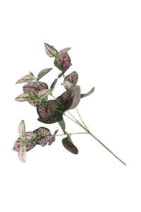 Artificial Flowers Foliage: Pink + Green Foliage On Wire (unit 10)