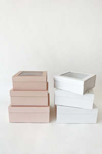 Baskets Boxes: Hamper Box w/ Window (unit 4)