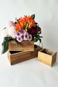 Baskets Boxes: Wooden Box Planter (unit 6 & 18 + 24)