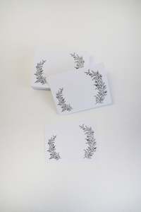 Cards: Inkberry Calligraphy x Griff Greenery Border Cards (unit 1)