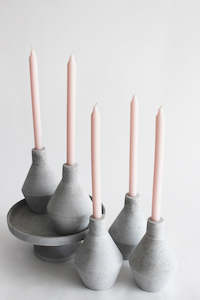 Concrete Look: Concrete Look Candlestick Holder (unit 8)