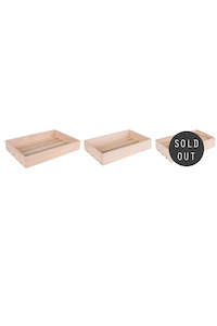 Packaging: Rectangle Wooden Tray (unit 6 )