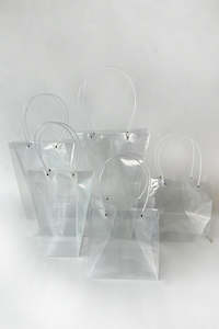 Floral Accessories: Clear Flower Bag pk10 (unit 1)
