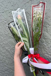 Packaging: Border Single Flower Sleeve PK50 (unit 1)