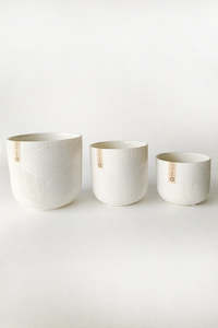 Planters: PRE-ORDER: Daphne Ceramic Planter (unit 4 + 12)