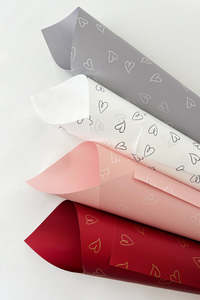 Heart Print Pearlwrap pk40 (unit 1)