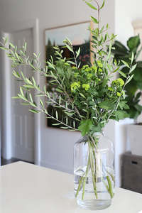 Tall Glass Tank Vase (unit 4 + 12)