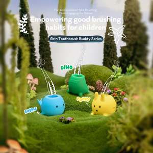 Best Sellers: PRE-ORDER Grin Kids Silicone Toothbrush Holder