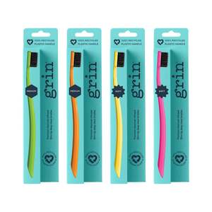 Grin 100% Recycled Toothbrush Bundle