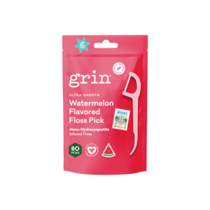 Ultra Smooth N-HA Infused Floss Picks 80pk Watermelon