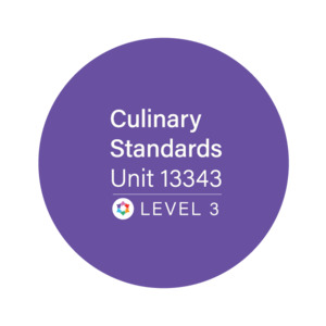 Level 3 Programmes: US 13343 - Demonstrate knowledge of nutrition in commercial catering