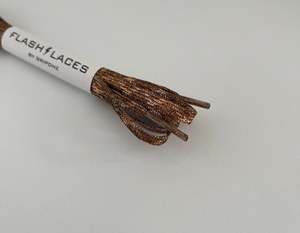 Flash Laces: Flash Laces - Bronze Reflective