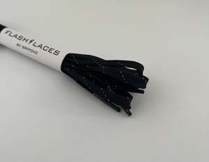 Flash Laces - Black Reflective