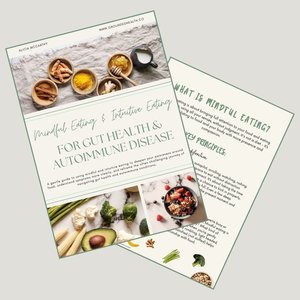 Products: Mindful & Intuitive eating for Gut health & Autoimmunity Guide - Alicia McCarthy Gut Health Nutritionist Online New Zealand