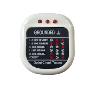 Testing Equipment: NZ/AU Earth socket tester - Quick and Easy-to-Use to Ensure Your Power Outlets Have a Reliable 'Earth' Connection