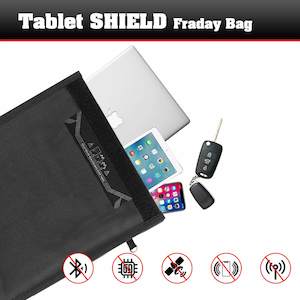 Faraday Bags: Faraday Laptop/Tablet Bag - Large 45cm x 35cm - Provides Protection Against EMF, Radiation, and Tracking