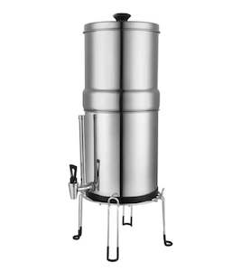 Safe Water: MINOR IMPERFECTIONS - 9L Gravity Water Filter Kit - 2 X Carbon Water Filters + Stand