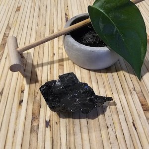 Shungite Crystal: Rare One-Piece Nugget - Mount Hamilton