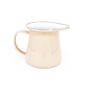 Kitchen Laundry: Enamel 350ml Creamer Jug - Mocha