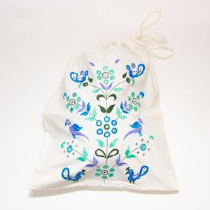 Laundry/Project Bag Blue Green