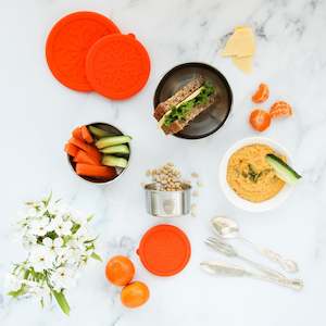 Food On The Go: Munch Reusable Stainless Steel Lunch Containers 3pk