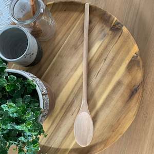Kitchen Utensils: Oval Beech Spoon 35cm