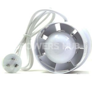 Sinowell: Inline Booster Fan - 100mm