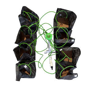 Plumbing Irrigation Water Air Pumps: 8 Plant Automatic Watering Kit - Pvc Manifold with Floraflex Bubbler Drippers & 2gal Floraflex Quickfill Coco Bags