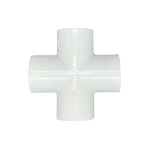 Plumbing Irrigation Water Air Pumps: PVC - Cross Piece 20mm / 3/4"