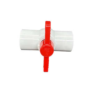 PVC - Ball Valve Slip Port 20mm / 3/4"