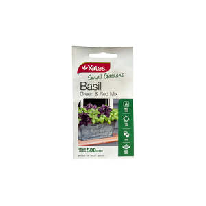 Yates: Yates - Seed Pack Basil Red & Green Mix Tiny Spaces