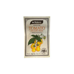 Yates - Seed Pack Tomato Yellow Pear Heirloom