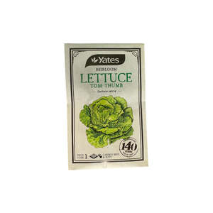 Yates - Seed Pack Lettuce Tom Thumb Heirloom