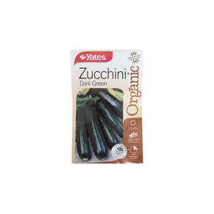 Yates - Seed Pack Zucchini Dark Green Organic