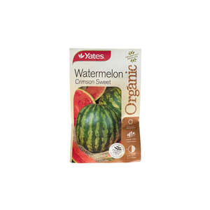Yates: Yates - Seed Pack Watermelon Crimson Sweet Organic
