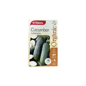 Yates: Yates - Seed Pack Cucumber Lebanese Organic