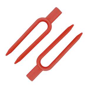 Red Plant Soil Pins 5cm - CLEARANCE