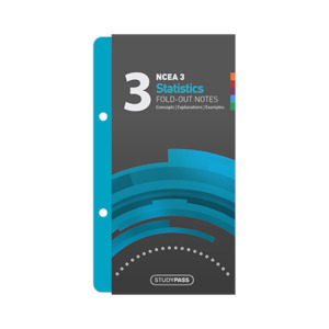 Products: NCEA L3 Statistics Fold-Out Notes StudyPass
