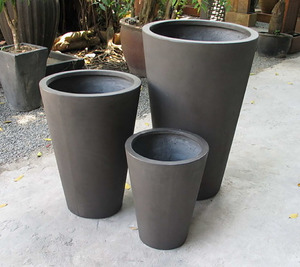 Products: FS164 Round Cylinder Pot – Grow Landscape & Lifestyle
